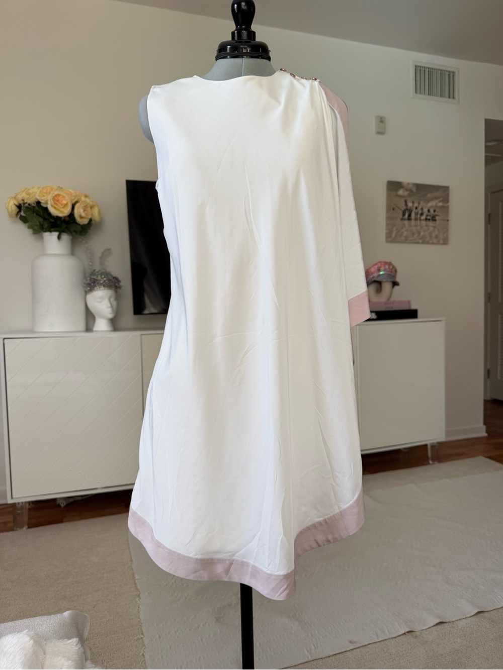 Ted Baker Tunic Bolty Asymmetrical Draped Dress 0 - Picture 14 of 14